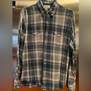 Lucky Brand soft flannel western shirt.